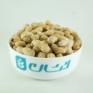 بادام زمینی با پوست